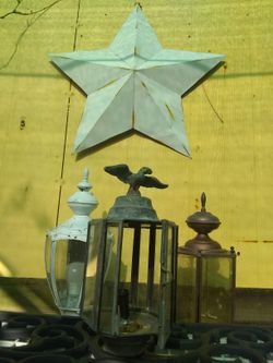 Vintage Brass Eagle Wall Sconce +
