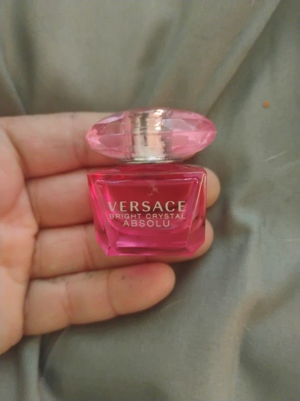 Versace Mini Perfume Bottle Bright Crystal Absolu 0.17 Oz NEW