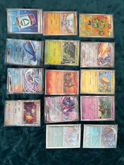 Japanese Pokémon Trading Cards Lot of 14