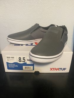 Xtratuf Sharkbyte Gray Deck Shoes Mens 8.5 Boots