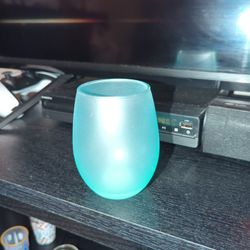 Glass Wine Blue