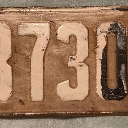 1928 Iowa License Plate   $100