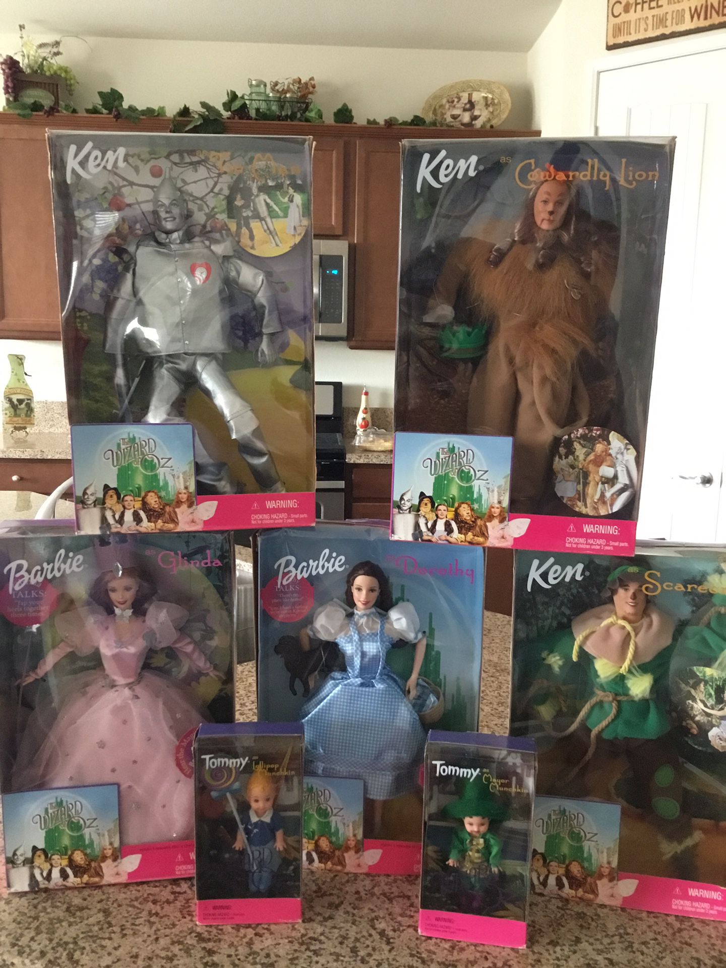 The Wizard of Oz Barbie dolls