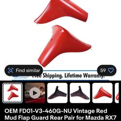 Mazda RX7 FD OEM Mudflaps