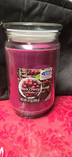 Black cherry woods candle