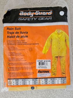 Body Guard Safety Gear Rain Suit Large