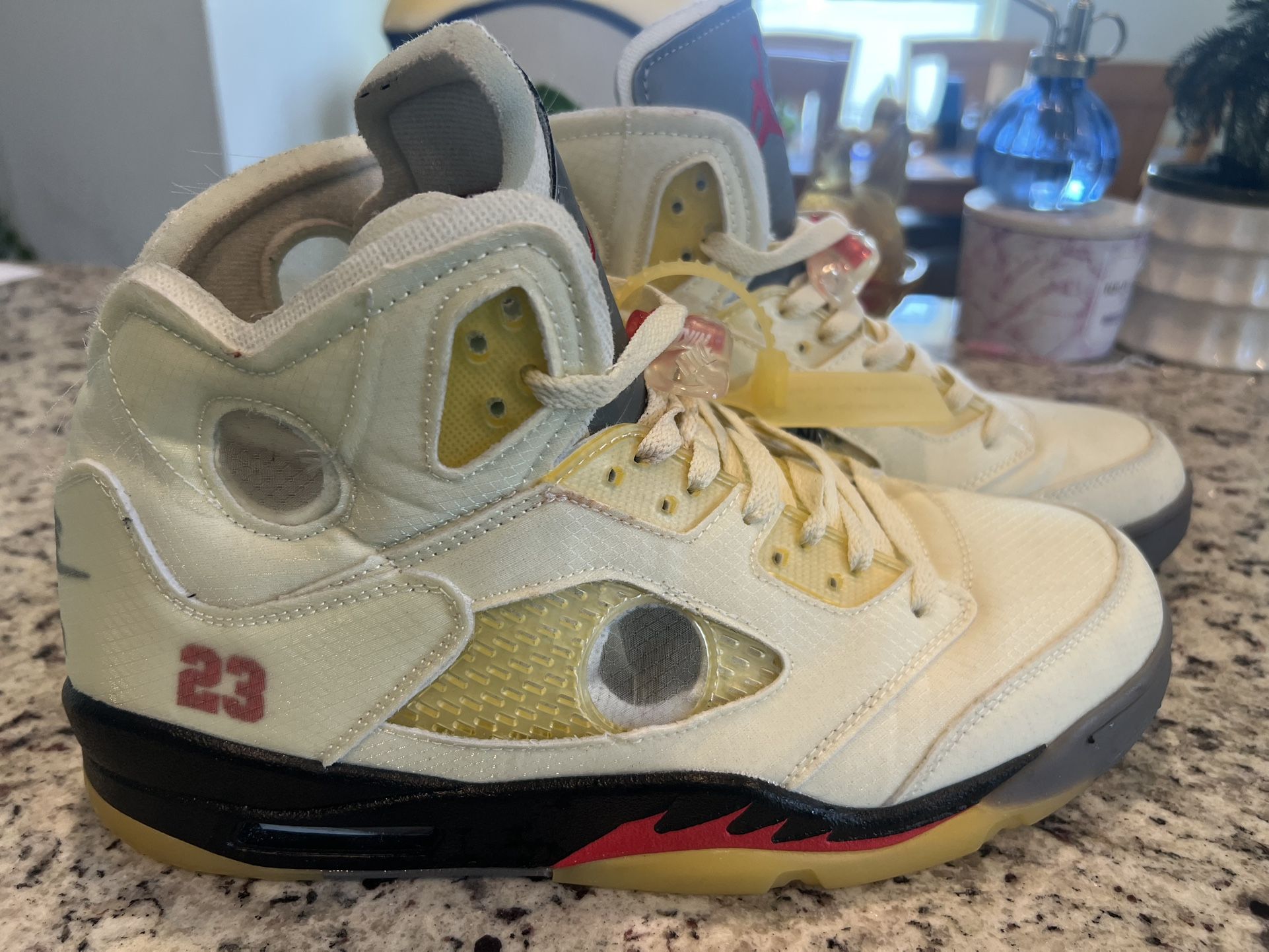 Jordan 5 Size 12 off-white