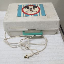 Vintage General Electric Mickey Mouse Record Player 