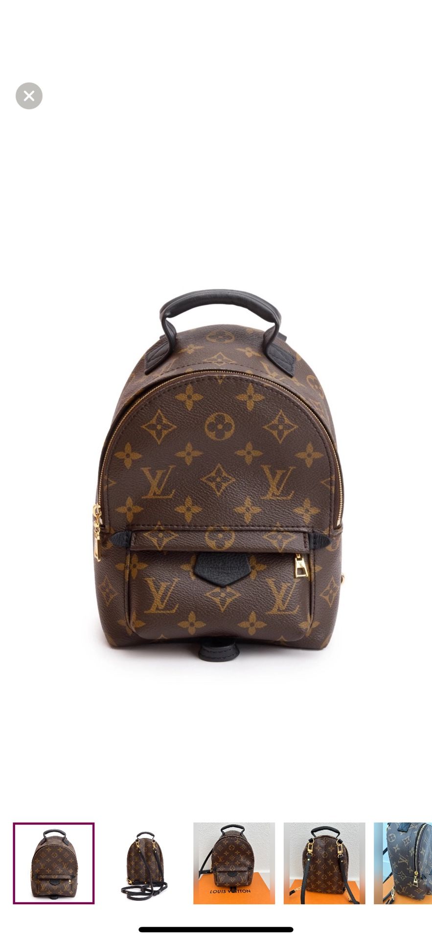 Authentic Title: Louis Vuitton Palm Springs Mini Backpack Monogram Canvas