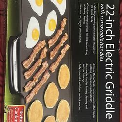 (New) Presto 22” Electric  Griddle