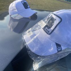 Brand New White Panther Trucker Hats