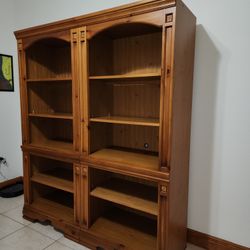 Wooden bookcase