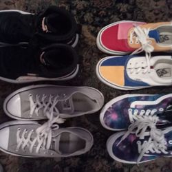 Vans, Converse Low Tops, Puma's 