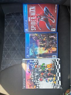 PS4 spider-man and kingdom hearts 3 ps3 kingdom hearts HD 1.5 remix