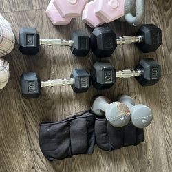 Dumbbells/weighs