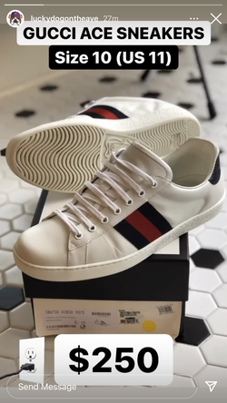 Gucci Ace Leather Sneakers