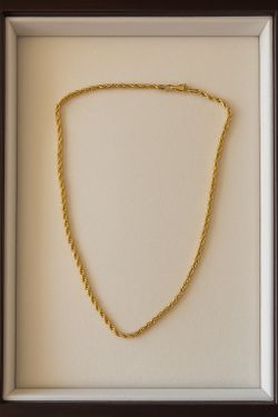 40$ 18inch 14k Gold Rope Chain Qty 4 Left