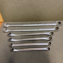 VTG CRAFTSMAN 6pc SAE COMBO WRENCH SET -USA- 1/2 - 1-1/4”