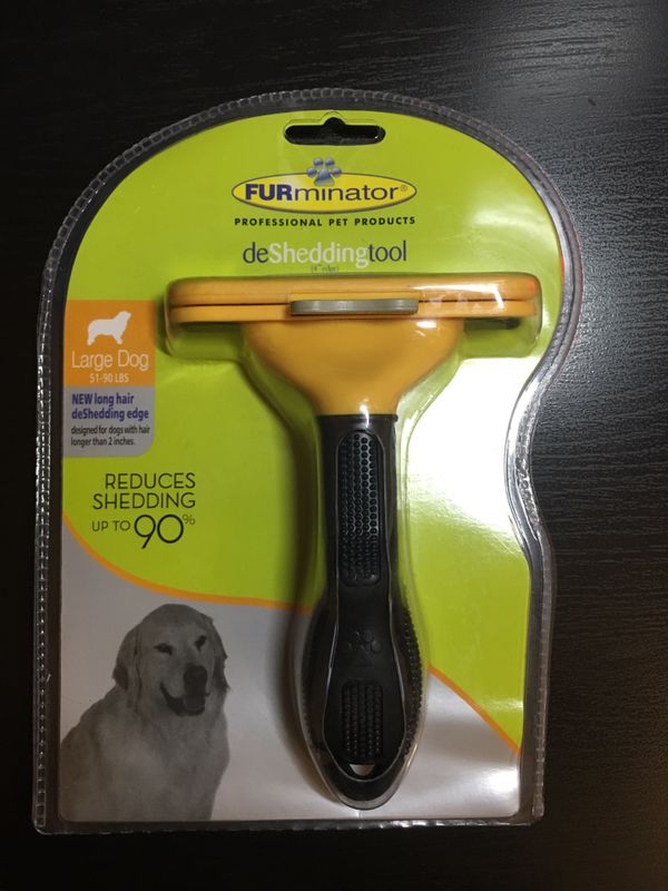 Furminator Deshedding Tool For Dogs Large Long Hair Brand New