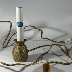 vintage brass pineapple lamp