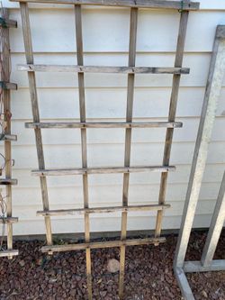 Wooden trellis ($17)