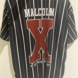 Malcolm X Baseball Jersey (Size L)