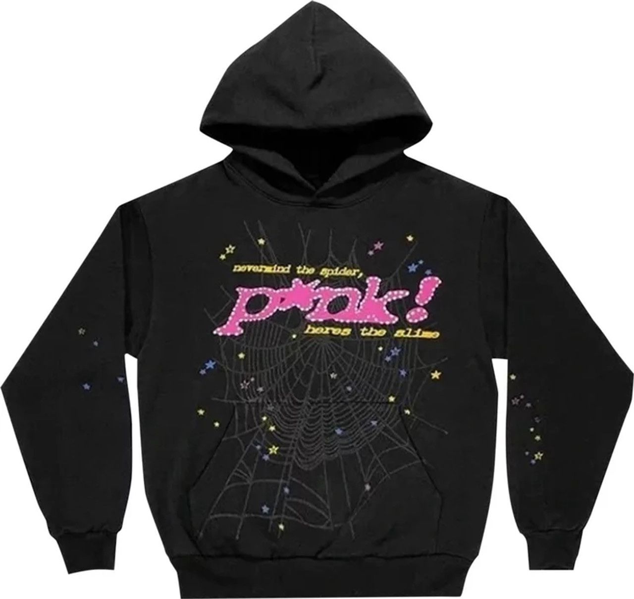 BLACK SP5DER HOODIE