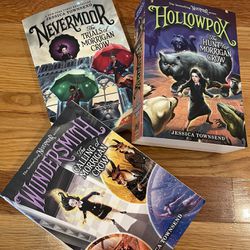 Nevermoor Complete Book Set of 3: Nevermoor, Wundersmith, Hollowpox, New + Like New