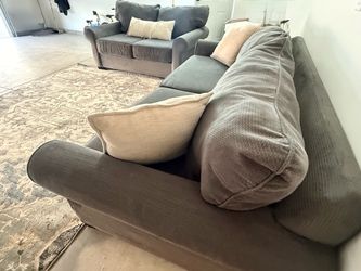 Living spaces dark gray couch set DELIVERY AVAILABLE