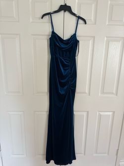 Velvet green dress