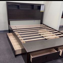 Cama Queen Size Nueva En Su Caja Incluye Colchon Memory Foam 