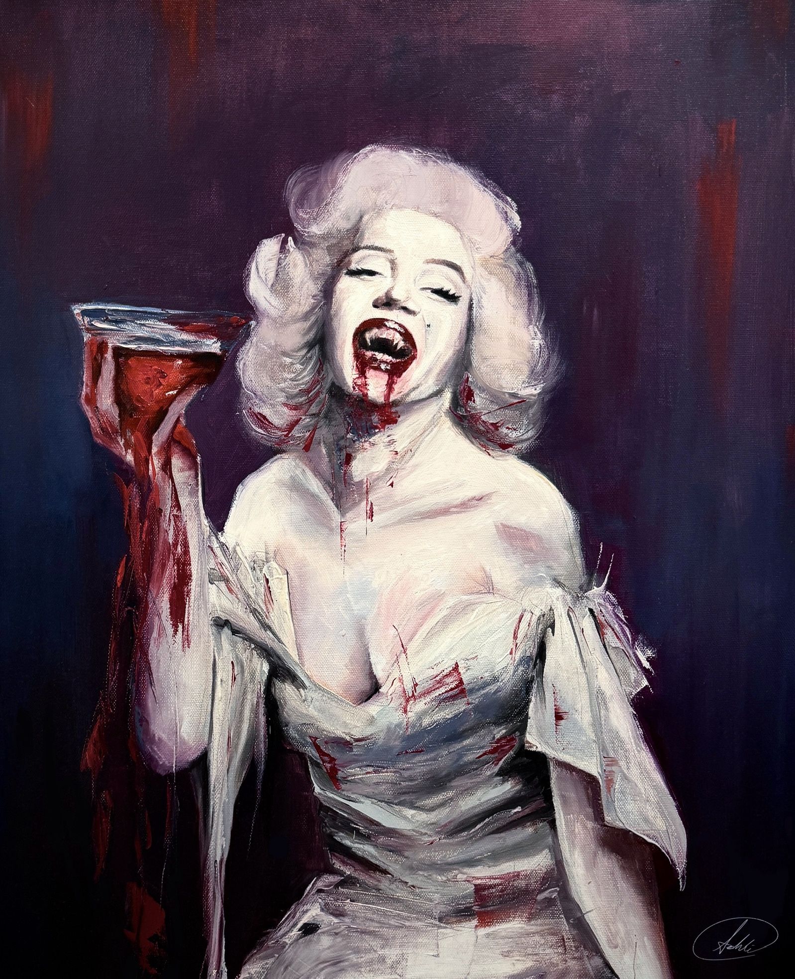 Marilyn Monroe’s Revenge Original Painting