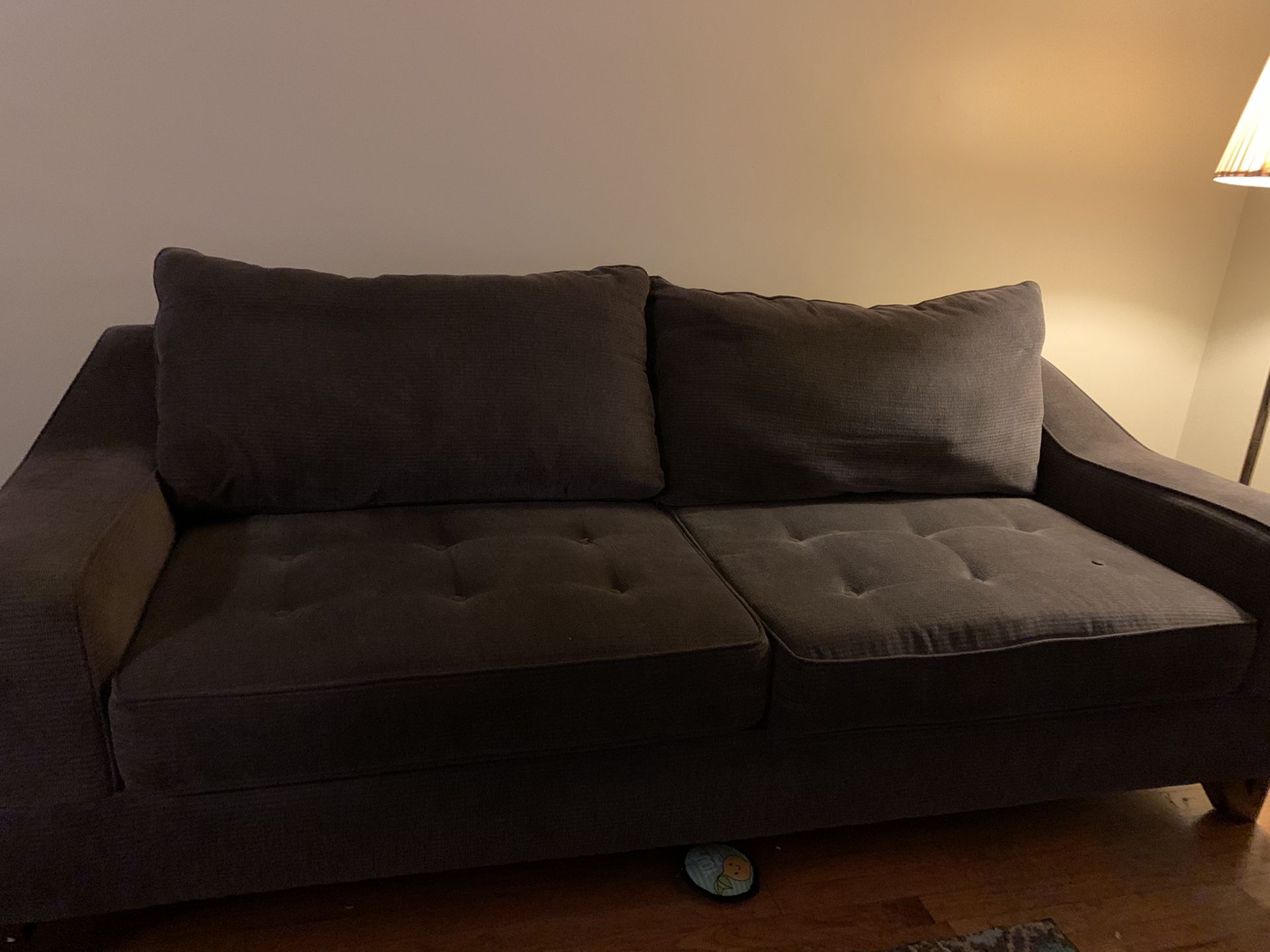 Broyhill Gray Fabric Couch