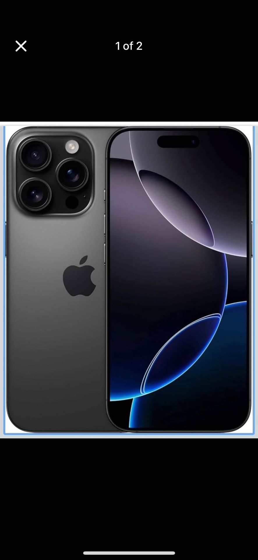 Apple iPhone 16 Pro Max 256GB Black Titanium Unlocked