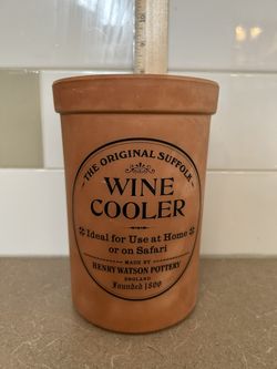 Henry Watson - Wine Cooler - Terracotta - Made in England - 4 inches x 7 inches