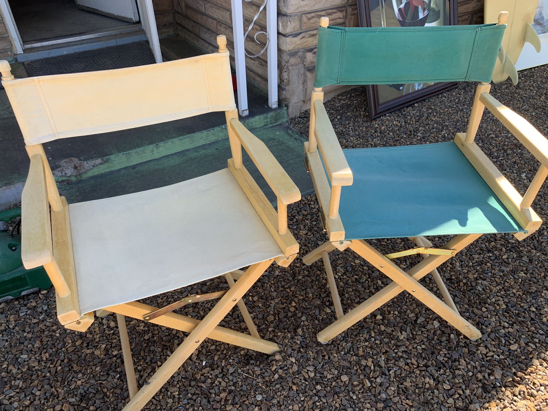 2 Directors Style Chairs 