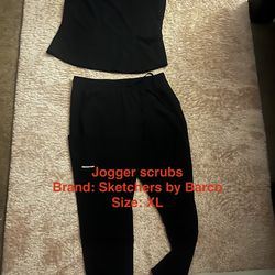 XL Sketchers by Barcco Jogger scrubs (top /bottom)