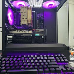 Gaming pc ryzen 7 3700x, rx 6600 xt, 32 gb ram, nvme, hdd, wifi, keyboard and mouse