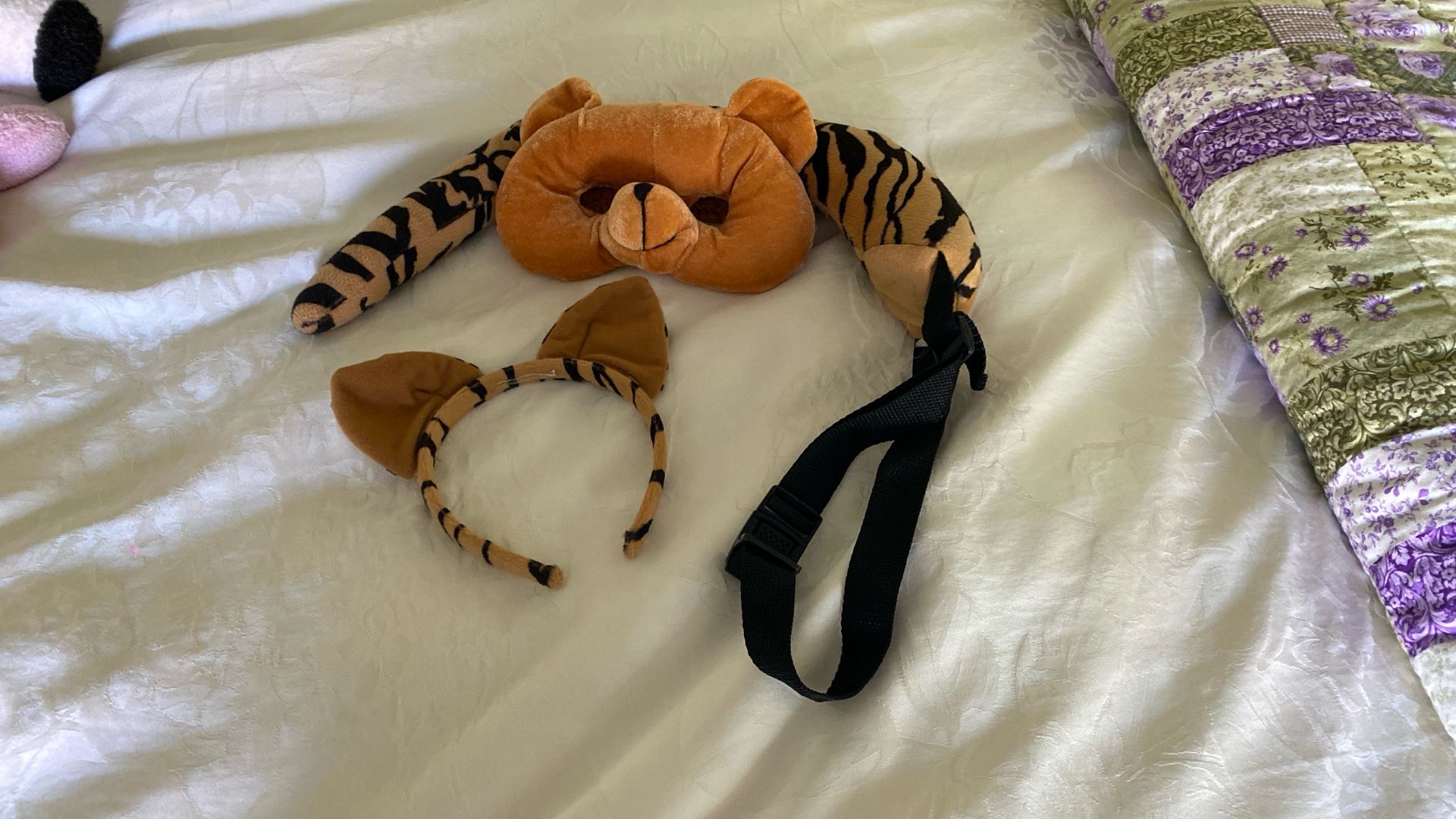 Cat Costume- Tail, Mask, and Headband