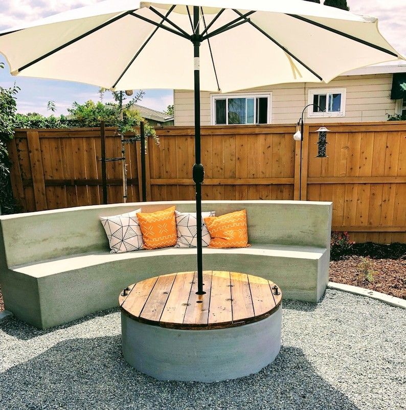 Summer Fire Pit Table 