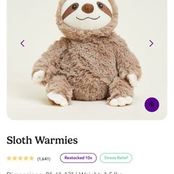 Sloth Warmie 