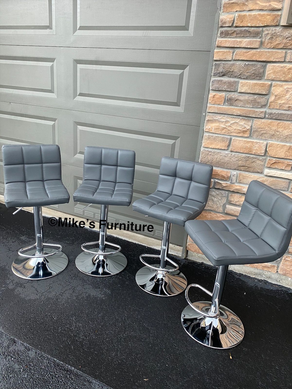 New Adjustable Bar Stools, barstools, barstool, bar stool, Sillas, Dining Chairs, chair, chairs, cadeiras (4 colors Red, Black, White, Gray)