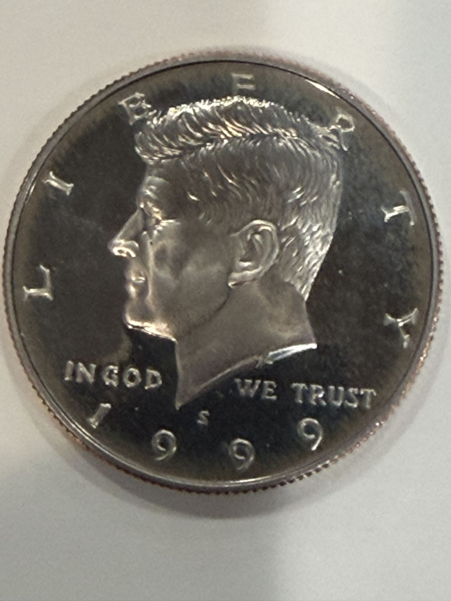 1999 S Gem Proof Kennedy Half Dollar With A Extreme Cameo 239