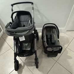 Baby Stroller And Car Seat