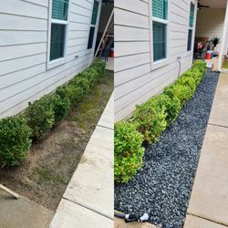 Flower Bed Clean Up