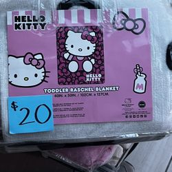 Toddler Hello Kitty Blankets 