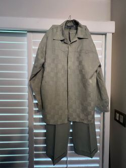 Alberto Celino XL Light Green Walking Suit