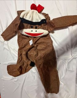 Baby Sock Monkey Halloween Costume