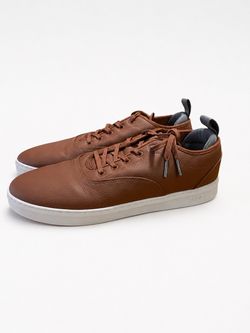 TRUE Linkswear FS-01 Men’s 12 Brown Leather Spikeless Golf Shoes Sneakers