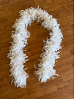 White Feather Boa
